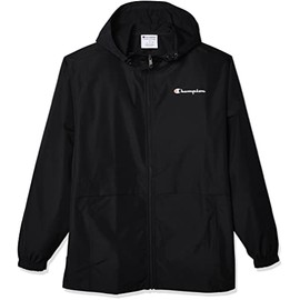 Champion Men's Full Zip Jacket, black, SMALL