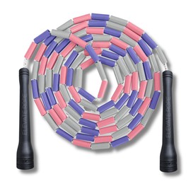 Elevate Rope Professional Beaded Skipping Rope - 3 m Adjustable, Quality Beads & Poly Cord - For Freestyle, Cardio & Tricks - Suitable for All Levels & Indoor/Outdoor Use (Sweet Harmony)