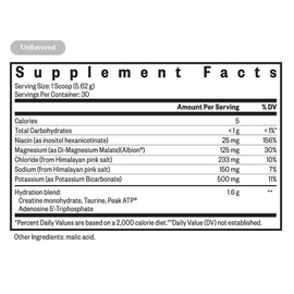 Seeking Health Optimal Electrolyte Powder, Unflavored, Healthy Energy and Endurance Support, Promotes Hydration and Healthy Muscles, Vegan and Vegetarian (30 servings)*