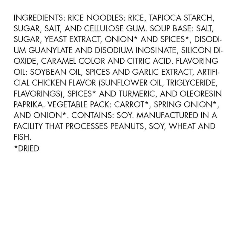 Snapdragon Instant Pho Pack 6 Bowls 2.1oz Delicious Microwave Snack