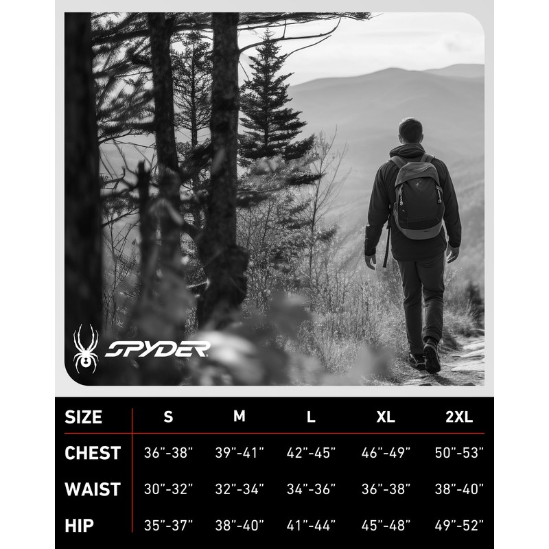 Spyder Mens Sweatshirt - Lightweight Athletic Half Zip Pullover Mens