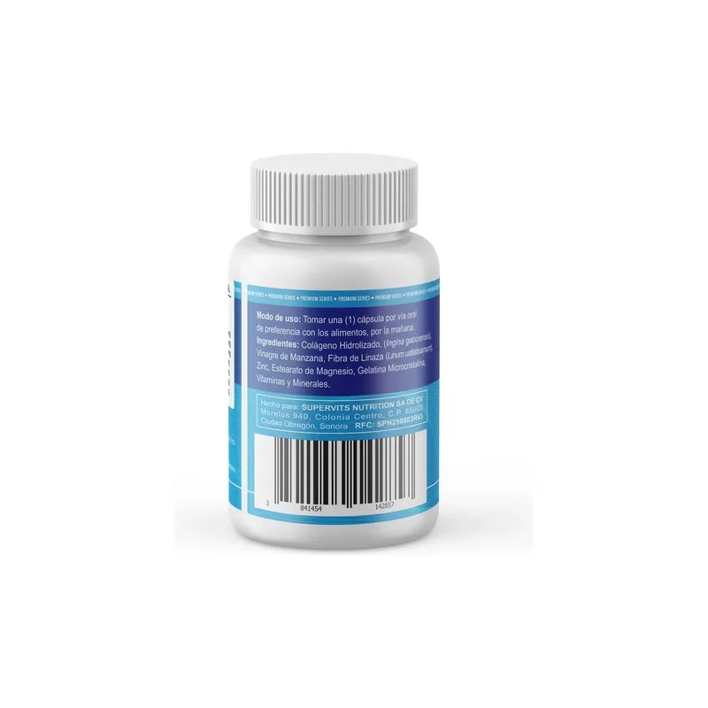 SUPERVITS Vitacaps Con Colageno Hidrolizado 30 Capsulas Sabor Sin Sabor
