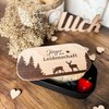 Spruchreif Lunch Box with Engraved Breakfast Board, Plastic Lunch Box,