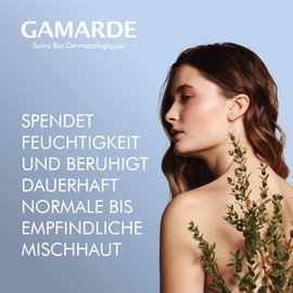 GAMARDE Bio-Kosmetik: Leichtes Feuchtigkeits-Fluid mit Aloe Vera & Hyaluronsäure gegen trockene Haut I Vegan & ohne chemische Inhaltsstoffe I Hydrations-Fluid für normale bis empfindliche Haut I 40 ml