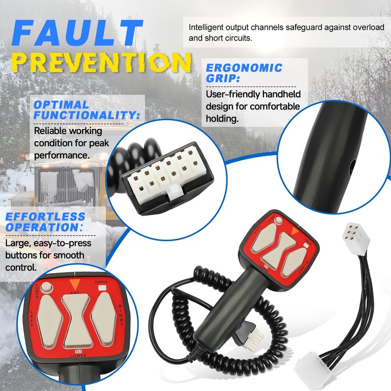 Snowplow Handheld Controller Fit for Western 56462 | SAM 1306902
