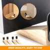 Wooden Door Stopper Wedge 4 Pack Wood Door Stop Wedge