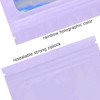 100 Pack Smell Proof Bags- Resealable Mylar Holographic Packaging Pouch