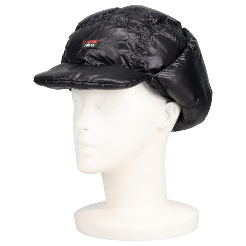 NANGA NA2441-3B001-A BLK MOUNTAIN LODGE DOWN EAR FLAP CAP CAP