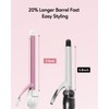 ORYNNE Ceramic Curling Iron, 3/4 Inch Barrel, Digital Temp Control,