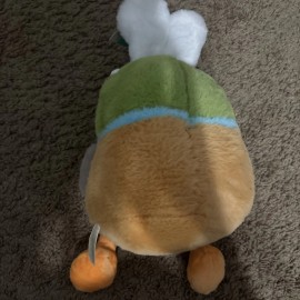 WAY TO CELEBRATE NEW, EASTER DUCK WITH BUNNY EARS 11" PLUSH