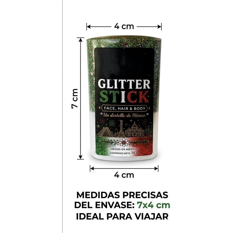 Glitter Stick Tricolor, Edición México