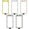 5 Pack Magnetic Lemons Bloom Daisy Scandi Notepads for Fridge