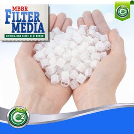 K1 Filter Media 1 Cubic Foot Premium Grade Moving Bed Biofilm Reactor Mbbr. Fresh, Virgin, Not Recycled. Perfect for Aquariums, Aquaculture, Ponds