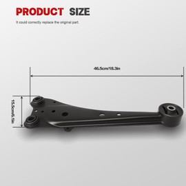 2Pcs Trailing Control Arms with Bushing for RAV4 2006-2011 48760-42010 48780-42010, Rear Left and Right Side