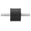 4pcs M6 Anti-Vibration Rubber Isolator Mounts with 2 Threaded Studs