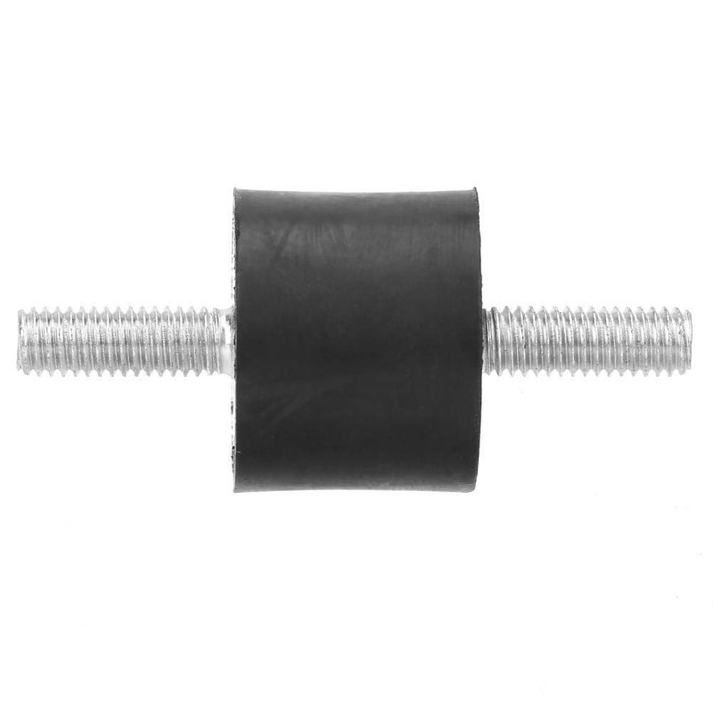 4pcs M6 Anti-Vibration Rubber Isolator Mounts with 2 Threaded Studs