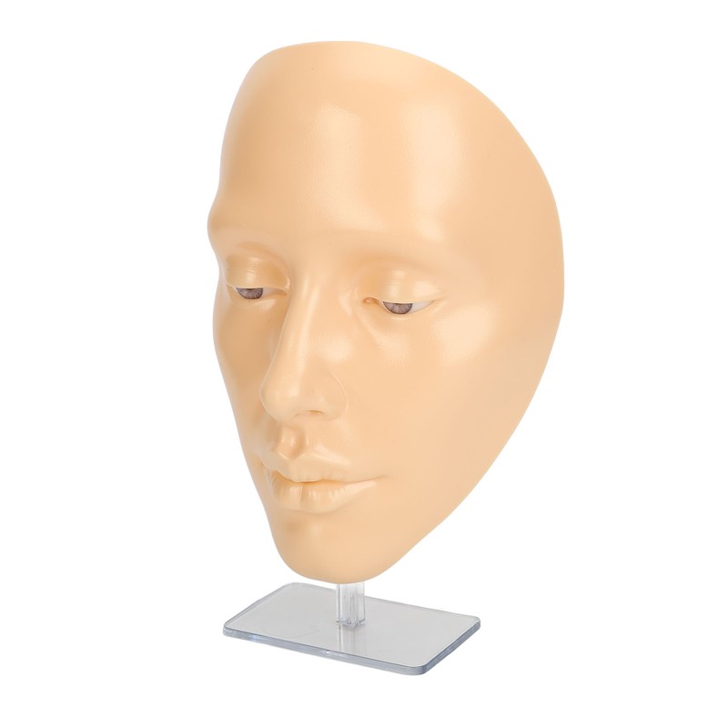 5D Silicone Makeup Practice Face Teaching Face Eye Cosmetic Mannequin