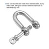 PATIKIL 5/32" / 4mm Screw Pin Shackle, 8Pcs M4 Stainless