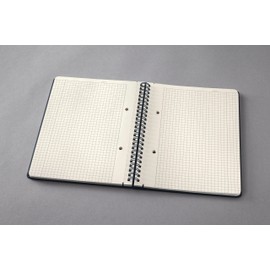 Sigel Conceptum CO824 Spiral Pad Plain Checked Approx. A4 Dark Blue Hardcover 160 Seiten PEFC Certified