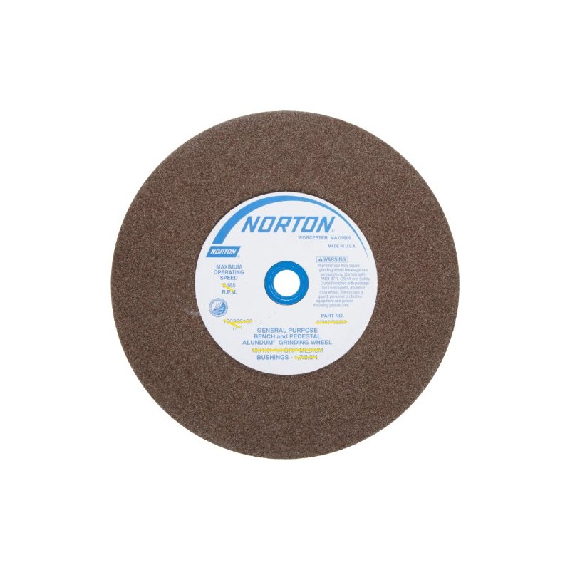 Norton Gemini Grinding Wheel, Type 01 Bench and Pedestal Wheel,