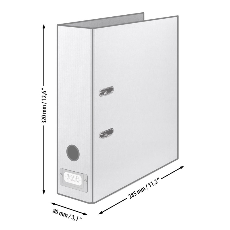 Rössler 1317452588 - S.O.H.O. Folder DIN A4 with insert plate,