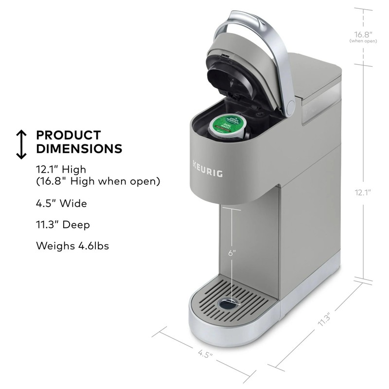 Keurig K-Mini Plus Single Serve K-Cup Pod Coffee Maker, with