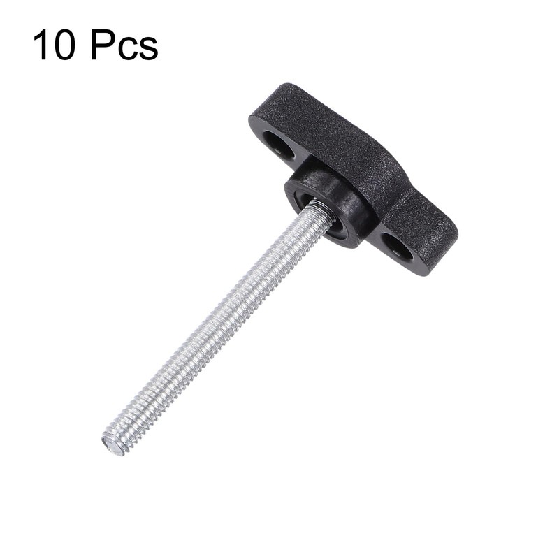 QUARKZMAN Pack of 10 Tea Wing Knobs Thumb Screws M4