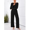 PRETTYGARDEN One Piece Jumpsuits for Women Dressy Casual Long Sleeve