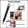 Butane Torch Lighter - Ballpoint Pen Lighter, Windproof Solar Beam