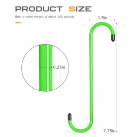 SCUARI 2PCS Automobile Brake Caliper Hangers,Car Tools,Car Accessories Caliper Hanger Hook,Durable Steel Rust-Proof Automotive Brake Tools,Suitable for Braking,Axle,Suspension,Bearings (Green)