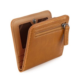 Wrangler Small Women's Wallet Card Cases Money Organizer Thin Mini Pocket Wallet with RFID Lining and A Coin Purse WG202-W058LBR