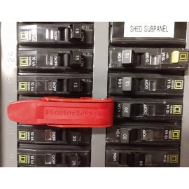 Master Lock 493B Lockout Tagout Circuit Breaker Clamp-On Standard Single Double