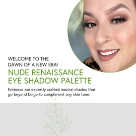 Honeybee Gardens Nude Renaissance Refillable Eye Shadow Palette | Natural, Healthy, Non-Toxic, Gluten Free, Vegan, Cruelty Free
