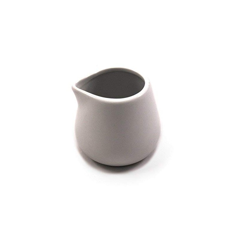 Chef-Hub White Ceramic Mini Milk Jug, Milk Creamer Pitcher Sauce,
