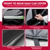 HIBISQUIBILIO UV Resistant Winter Windshield Cover with Reflective Straps –