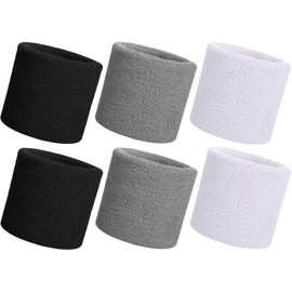 Wristband, Sweat Wipe, For Sports, Facial Washing, Tennis, Badminton, Running, Sweat Prevention, Absorbent, Breathable, Stretchy, Good Texture, Wrist Band, Wrist Support, Wrist Protection, Wrist