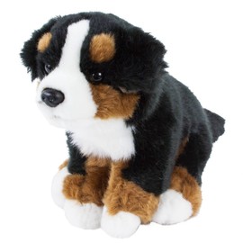 Teddys Rothenburg Uni-Toys Bernese Mountain Dog Benni 22 cm Sitting Brown / Black / White Plush Bernese Dog Plush Dog