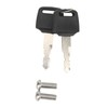 Motorcycle Helmet Lock Black 2 Keys Anti Theft Helmet Lock