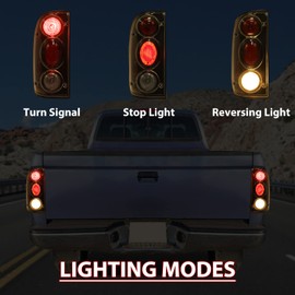 Kojem Tail lights Pair Compatible with 2001 2002 2003 2004 Toyota Tacoma Signal Brake Tail Lamp Lights