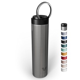 Ever Vessel Super Maxi Stainless Steel Water Bottle 36oz - Double wall vacuum insulated | Integrated carry handle | leak proof flip top lid | Lightweight & stylish - Stainless