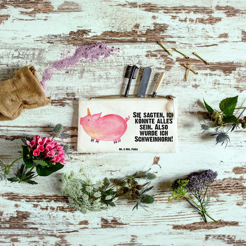Parent-New Mr. & Mrs. Panda M Makeup Bag Unicorn Pig