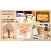56Pieces Wood Burning Tips Number Symbol Wood Burning Tip Set