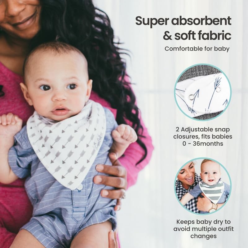 Copper Pearl 4 Pack Bandana Bibs Morgan Set