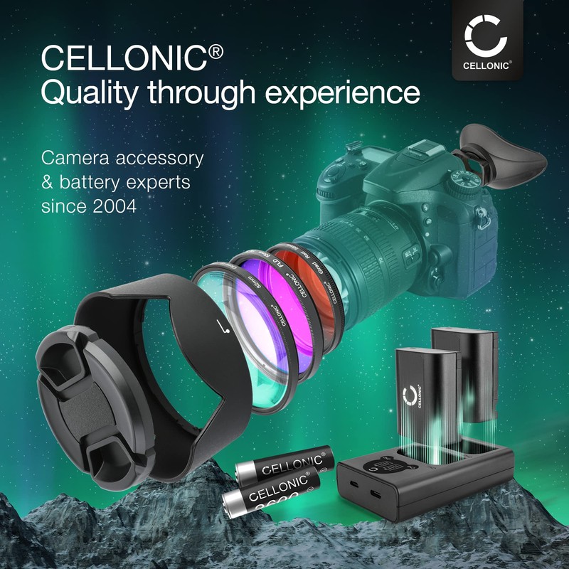 CELLONIC 8-Piece Step Down Ring Set Lens Filter Stepping Down