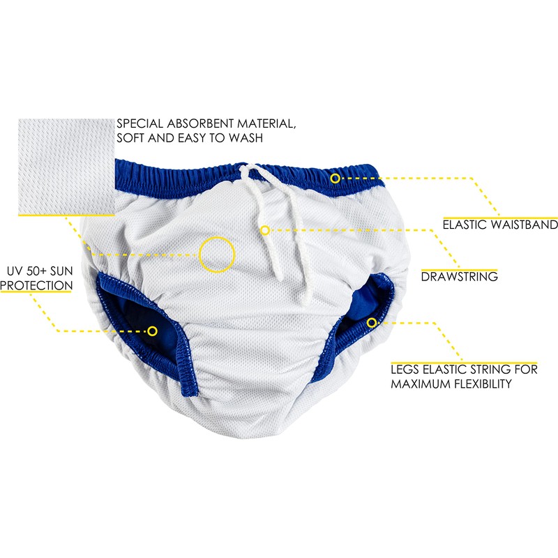 Cressi Babaloo Diaper, solid blue, S