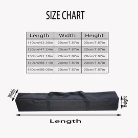 Jiahuade Tripod Bag, Light Stand Carry Bag, Handbag Tripod Bag, Portable Tent Pole Bag, Tripod Bag, Sword Bag, Tent Poles, Tent Poles Bag, Pole Bag, 140*20*20cm, Tripod bag