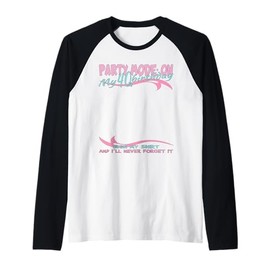 It's My 40th Birthday Women and Girl Sign My Shirt Bday Raglan Baseball Tee