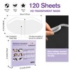 TOROKOM 120 PCS Shower Face Eye Shields，Clear Face Shield Eye