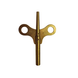 American Standard Double End Clock Winding Key - Size 7 & 0000 (3.8mm and 1.8mm) Universal Brass Double End Clock Winding Tool for Mantel, Bracket, and Antique Clocks