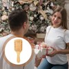 10 cepillos de pelo de bambú para mujeres, 8.46 x